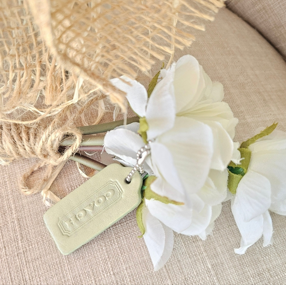 Vintage Coach Replacement Hangtag ( Aqua )